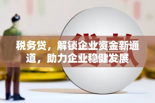 涟源税务贷，解锁企业资金新通道，助力企业稳健发展